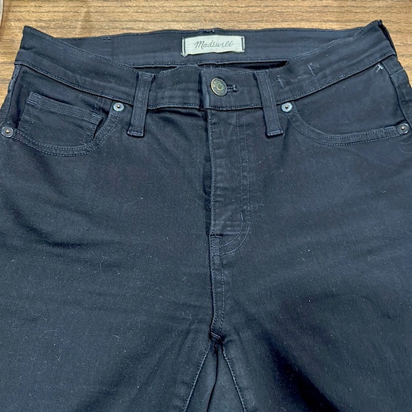 MADEWELL 9” HIGH RISE SKINNY BLACK SIZE 27 - Picture 9 of 11